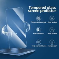 NEW'C 3 броя стъклен протектор за екран за iPhone 15 Pro Max/ 15 Plus (6,7 инча), закалено стъкло, снимка 5 - Фолия, протектори - 44494487