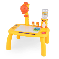 Детско бюро за рисуване с проектор,  Жираф, 38х28х43см , снимка 1 - Рисуване и оцветяване - 44616936
