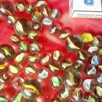 Сто стари сирийски стъклени топчета , снимка 2 - Колекции - 42279071