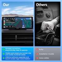 Нов HD Тъчскрийн Авто Дисплей - CarPlay, Android, Bluetooth, GPS за кола автомобил, снимка 6 - Друга електроника - 44396926