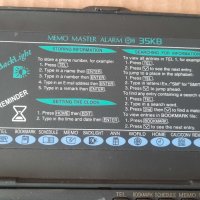 Sharp Memo Master Alarm 35KB EL-6620 цифров бележник , снимка 3 - Друга електроника - 42107275