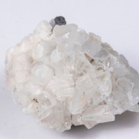 Бял барит върху кварц с галенит от мина Андрово 311g, снимка 2 - Други ценни предмети - 44280687