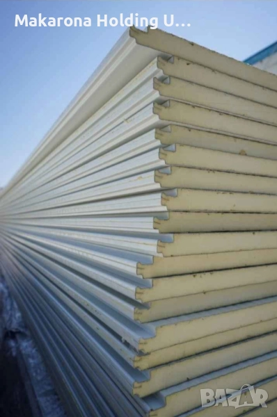 Стенни и покривни термопанели бели 4см дебелина , снимка 1