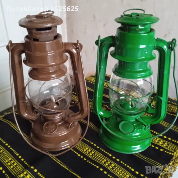 Два газени фенера, снимка 1