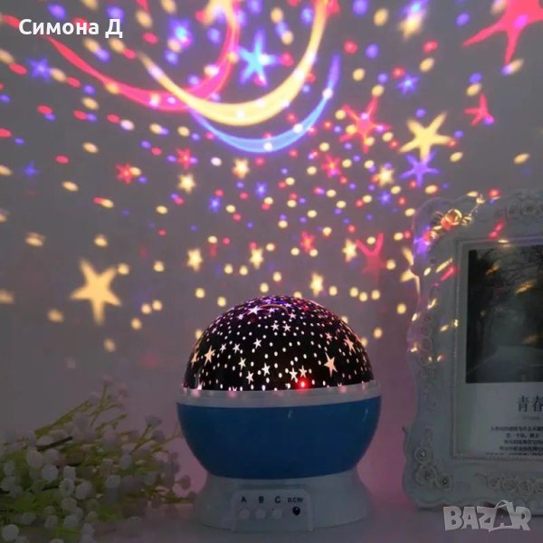 Нощна лампа, детски планетариум и Холограмна 3D LED нощна лампа., снимка 1