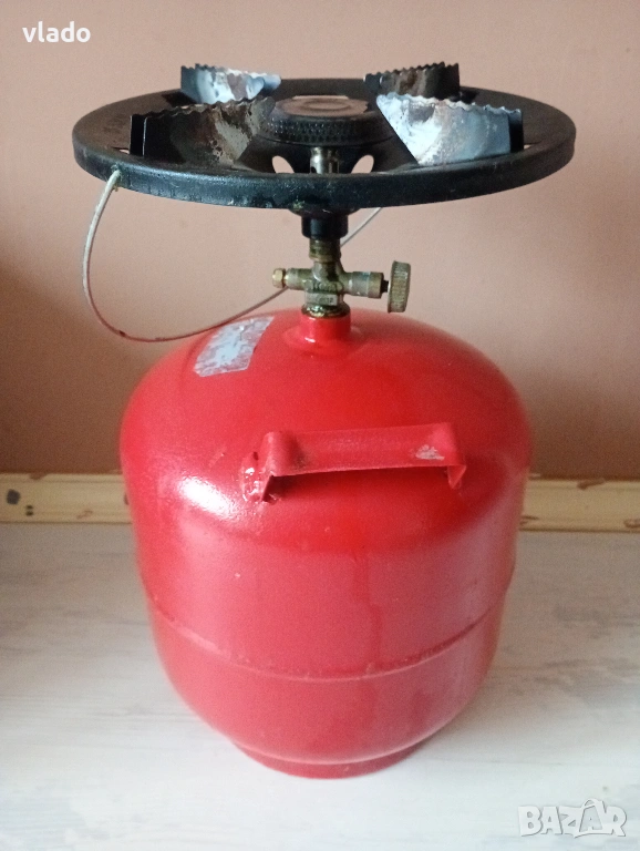 Газова бутилка с котлон 10л, снимка 1