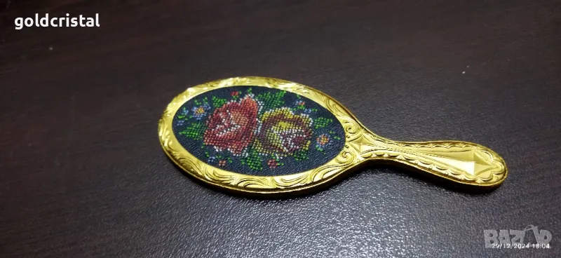 старо джобно огледалце , снимка 1