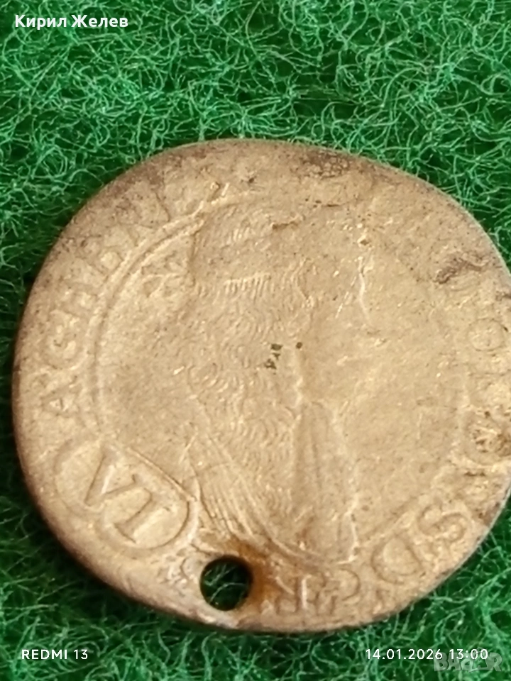 Сребърна монета 6 кройцера Леополд първи Австрия за КОЛЕКЦИЯ 52928, снимка 1