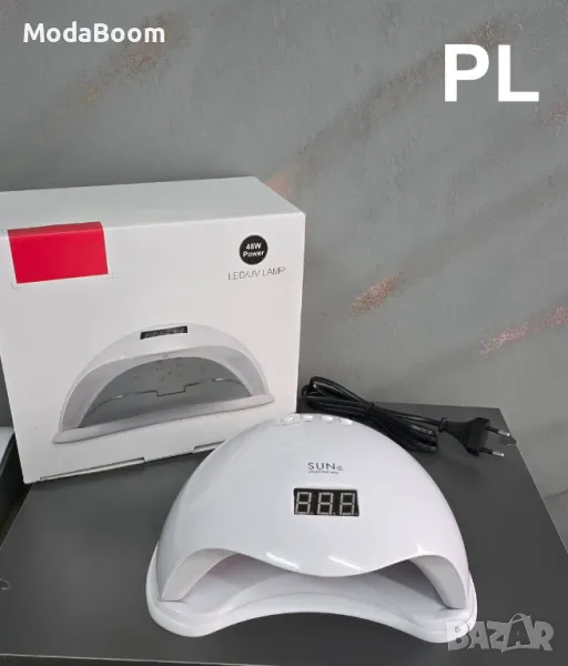 Компактна UV LED лампа за нокти SUN5 с висока мощност-48W,сензор за автоматична пускане, 24 LED , снимка 1