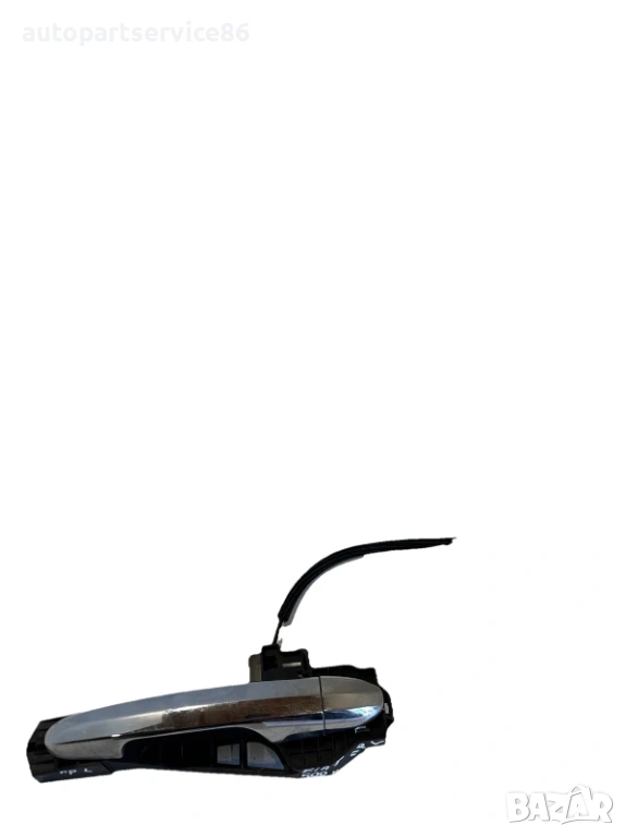 външна дръжка за предна лява врата, хром, за Fiat 500L, 1.3 Мултиджет, 2013 г, снимка 1