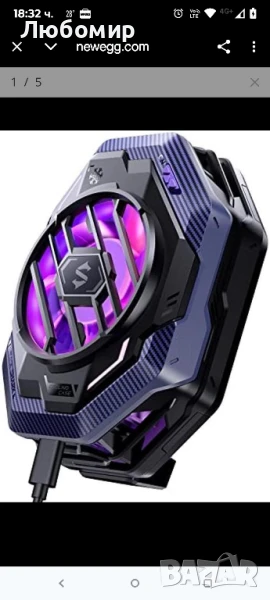 Охладител за телефон Black Shark, охладител за мобилен телефон FunCooler 3 Proза спиване 2бр

, снимка 1