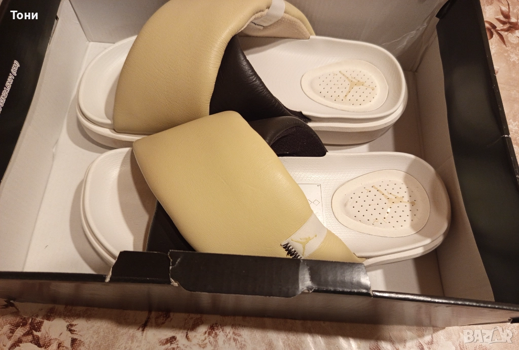 NIKE AND JORDAN Оригинал Нови Дамски Чехли от Естествена Кожа 39/40 н., снимка 1