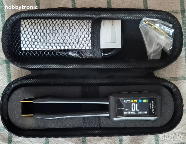 ESR пинсета - автоматично измерва R, L, C  кондензатори, резистори,  индуктивности , снимка 1