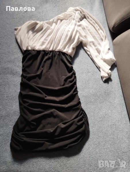 Секси рокля с един ръкав, снимка 1