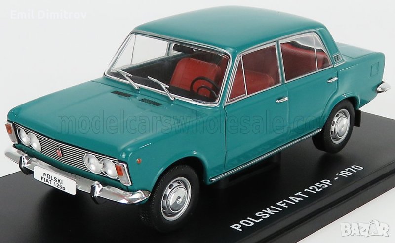 Колекционерско моделче на POLSKI FIAT 125P в мащаб 1:24, снимка 1