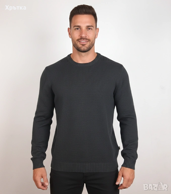 Fjallraven Ovik - Оригинален мъжки пуловер от вълна размер M, снимка 1