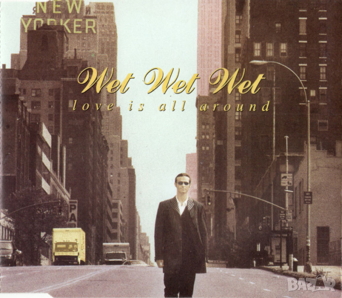 Wet Wet Wet - Love Is All Around - Maxi Single CD - оригинален диск, снимка 1