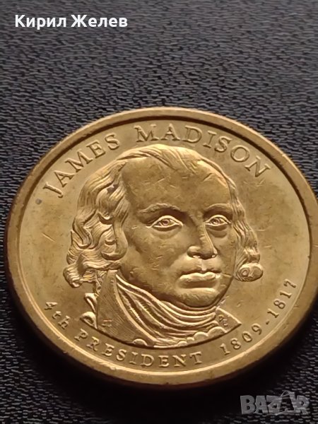 Възпоменателна монета 1 долар JAMES MADISON 9 президент на САЩ (1809-1817) за КОЛЕКЦИЯ 38064, снимка 1