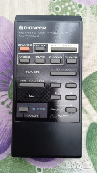 Оригинално Pioneer дистанционно за уредба система дек ресийвър сд тунер усилвател receiver cd tuner, снимка 1