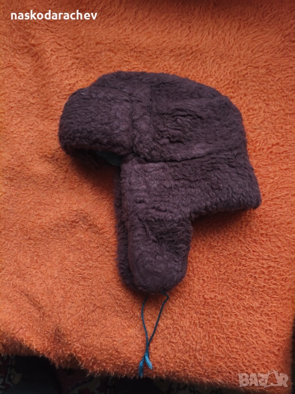 Топъл кафяв калпак , снимка 1