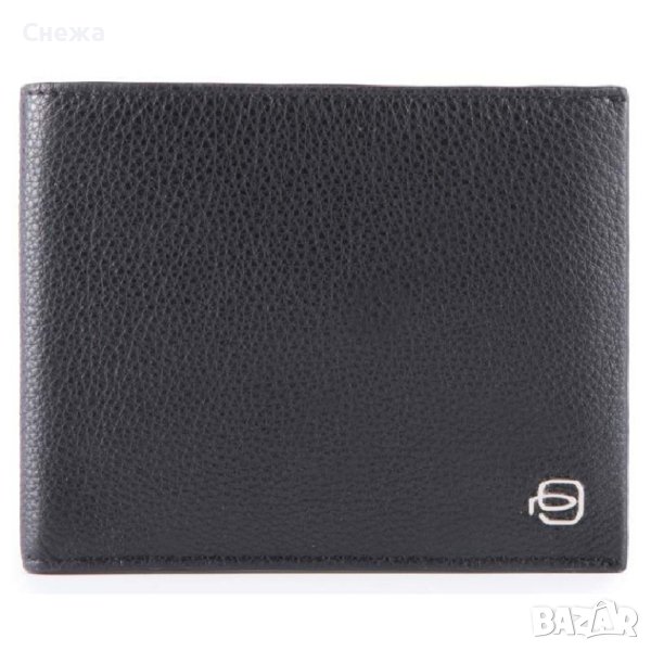 Piquadro Splash с RFID защита черен хоризонтален портфейл, снимка 1