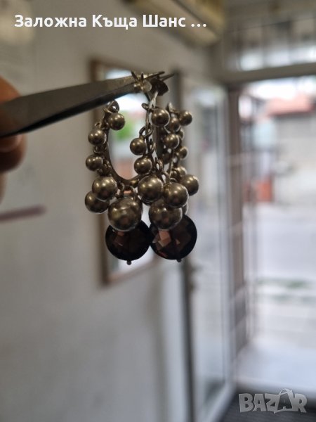 Сребърни обеци , снимка 1