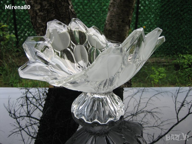 Огромна кристална фруктиера, снимка 1
