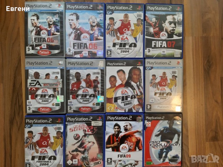 Плейстейшън 2 Playstation 2 Fifa PES PlayStation 2 PS2 ФИФА street повечето са с книжка тествани, снимка 1