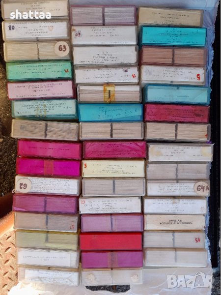 Диапозитиви цветни и черно бели голямо количество , снимка 1