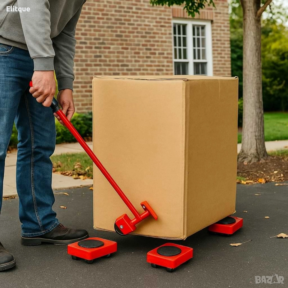 Ролкова платформа с теглич до 150 кг., снимка 1