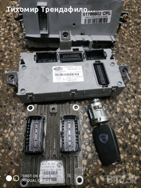 LANCIA Y 1.4 57KW 2009 ECU IAW 5SF.M9 , IAW5SF.M9 , 51798644 , 61601.215.01 , 51819323 , NBC843A.01 , снимка 1