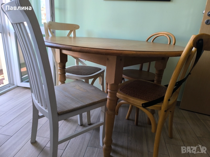 Трапезна маса с 4 стола, снимка 1
