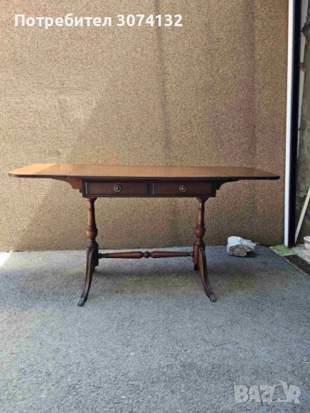 Английска разтегателна тоалетка/масичка, снимка 1