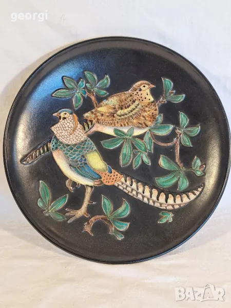 декоративна керамична чиния за стена     1/4, снимка 1