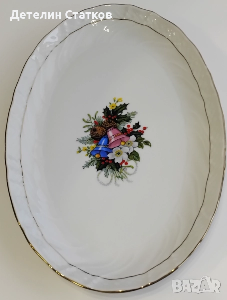Порцеланово винтидж плато, снимка 1
