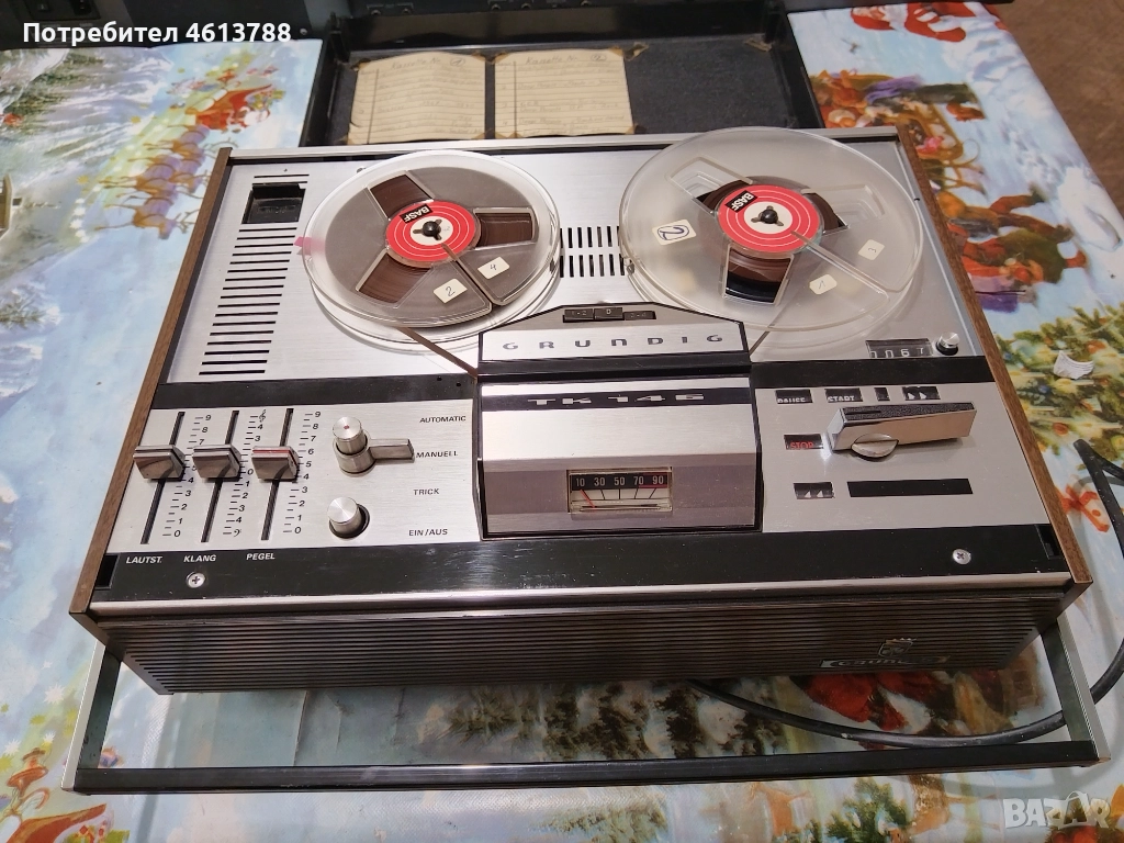 Ролков магнетофон Грундиг, снимка 1