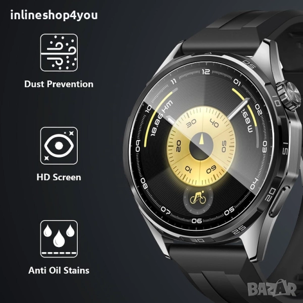 Стъклен Протектор за Часовник Huawei Watch GT6 46mm, снимка 1