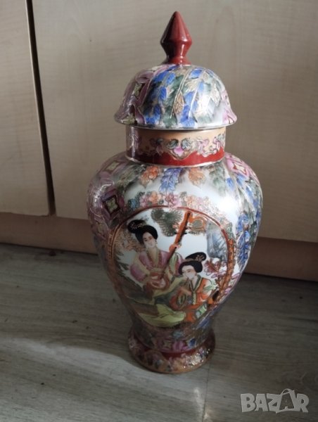 порцеланова азиатска ваза,купа, снимка 1
