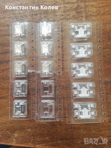 Micro usb jack два вида, снимка 1