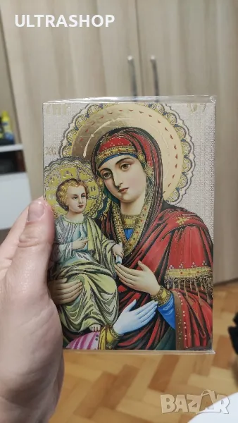 Икона Богородица с Младенеца , снимка 1