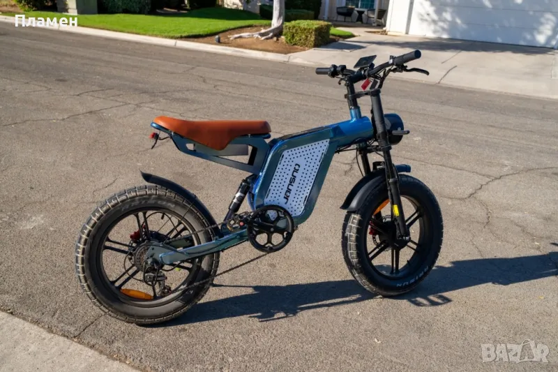 Ново!! Електрическо колело Jansno X60 2*750W 48V/23Ah 48 км.ч., снимка 1
