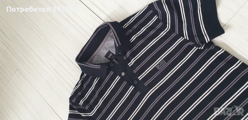 Hugo Boss Pique Cotton Stretch Mens Size 50 / L НОВО!  ОРИГИНАЛНА Тениска!, снимка 1