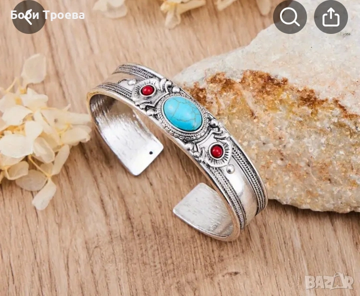 Елегантна дамска гривна с цирконий инкрустиран, снимка 1