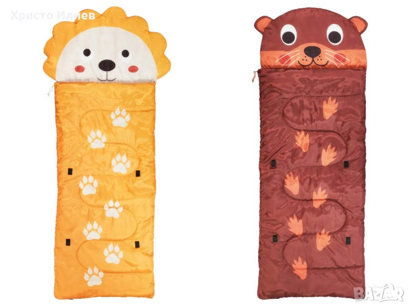 Детски спален чувал регулируем на размера на две нива 2 цвята, снимка 1