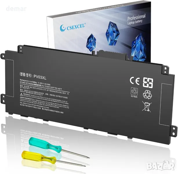 Батерия за лаптоп PV03XL за HP Pavilion x360, снимка 1