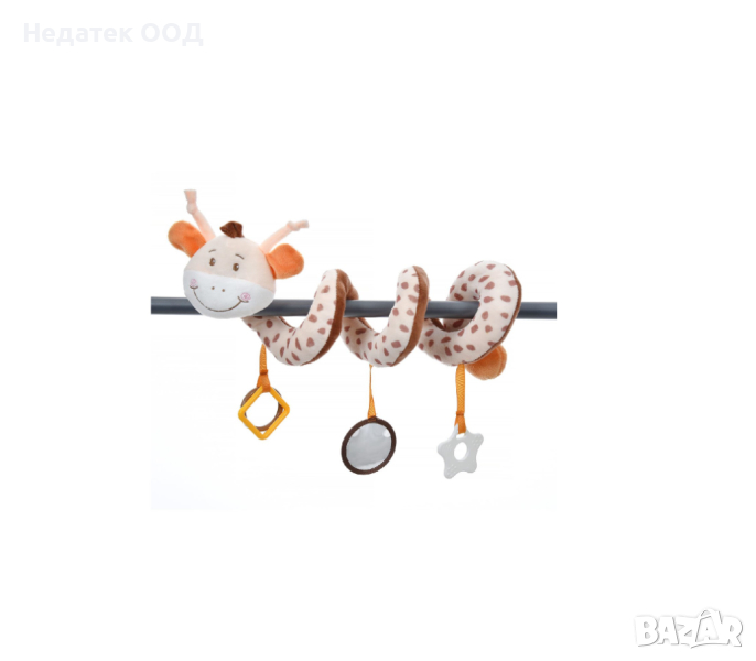  Детска играчка за количка, жираф, 30см, снимка 1