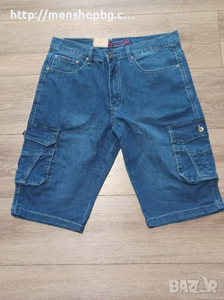 Дънкови къси панталони - бермуди код 79, снимка 1