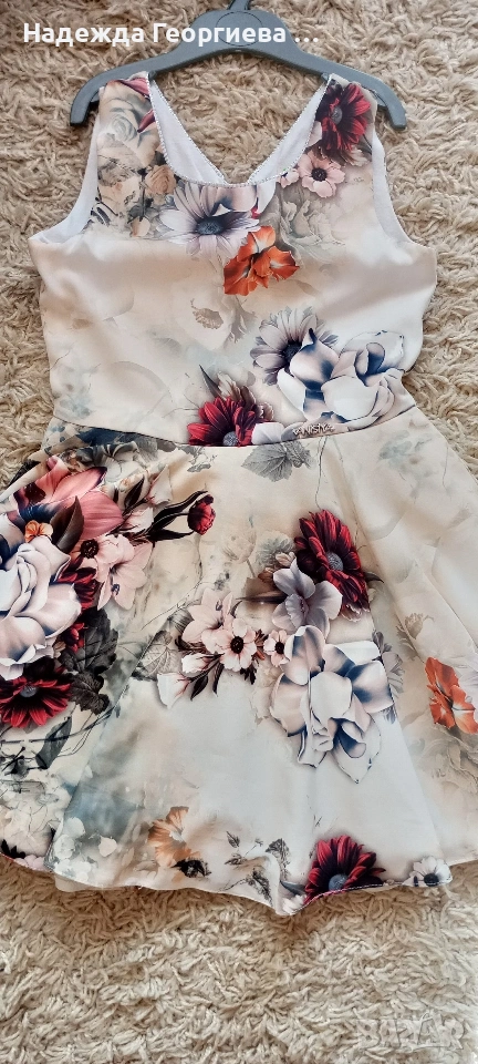 Нова рокля с Буфон подплата за момиче 12-14 год, снимка 1