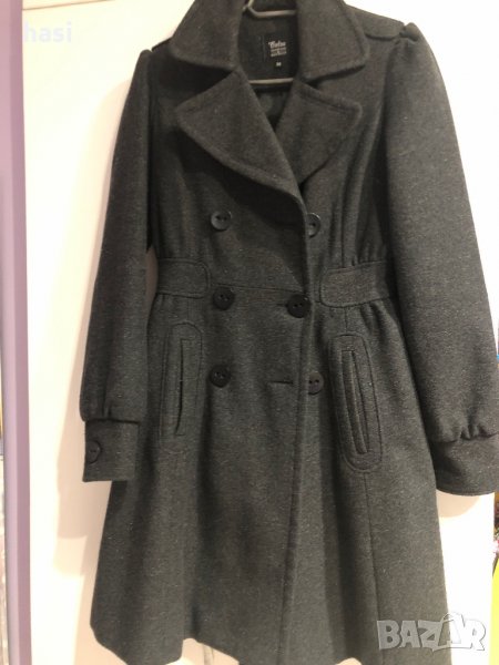 Сиво зимно палто, снимка 1
