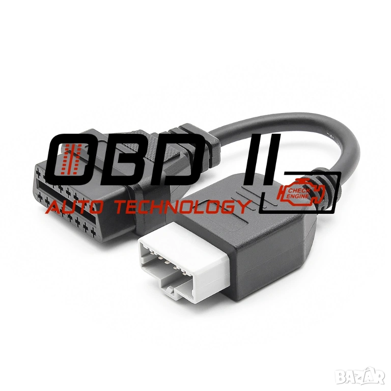 Кабел / Преходник / Адаптер за Honda 5 Пин 5 Pin Хонда Delphi Autocom, снимка 1